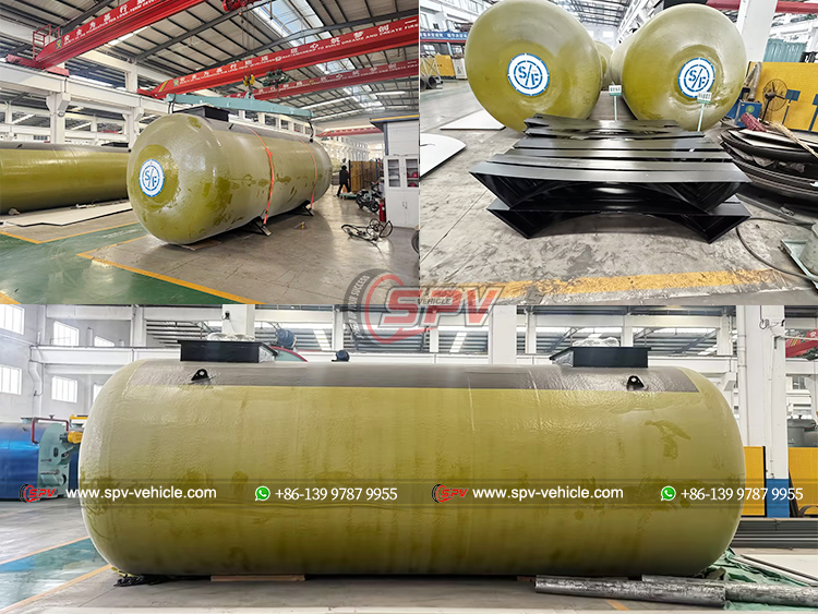 48 CBM Underground Fuel Storage Tanks Are Ready to Ghana