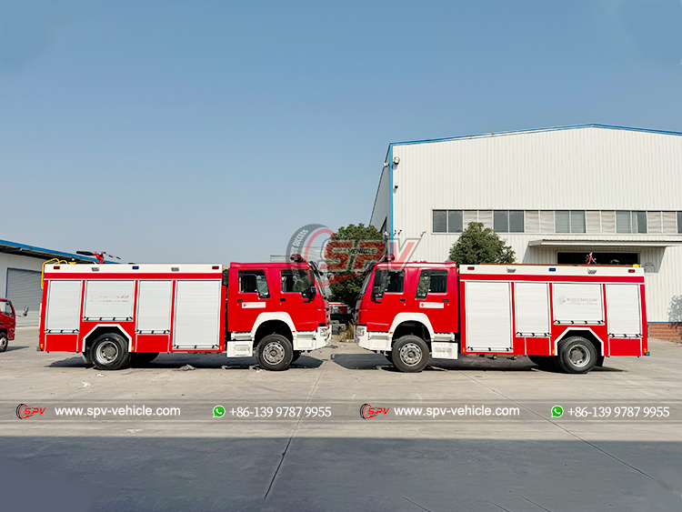 2 Units of 6000 Litres Fire Rescue Trucks toBangladesh