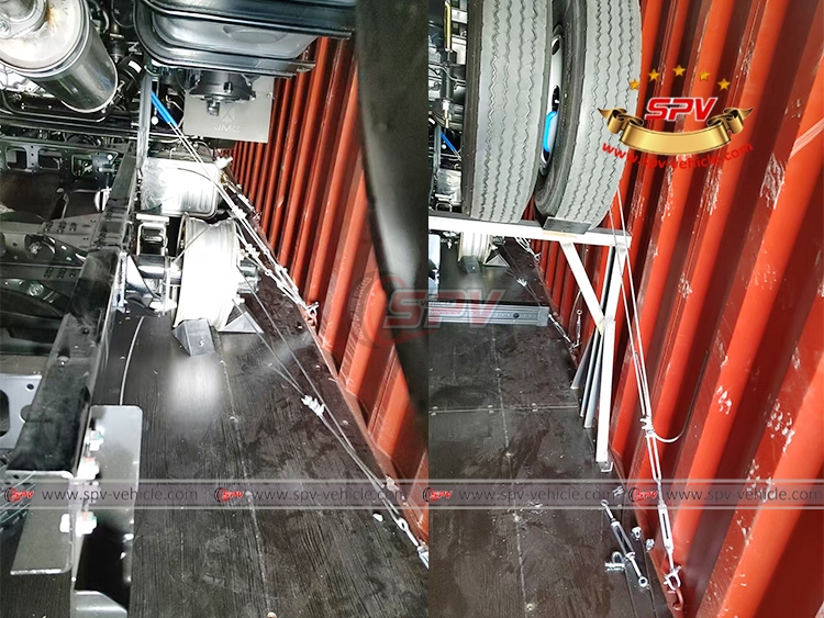 Fixed Details for 3 Units of Cargo Trucks inside 40HQ Container