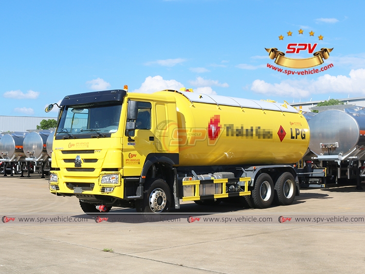 LPG Dispenser Truck Sinotruk 25,000 Litres