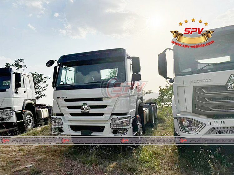 SPV 3 Units of Head Tractors SINOTRUK to Djboutiin July 2024