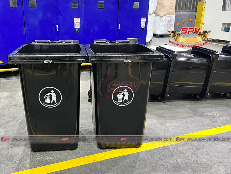SPV Plastic Dustbins 360L Made of New HDPE