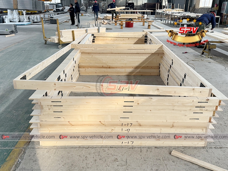 Wood Frames for Refrigerator Truck