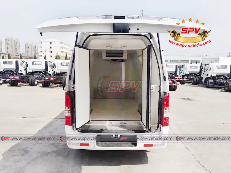 High Roof Refrigerated Cargo Van - Rear