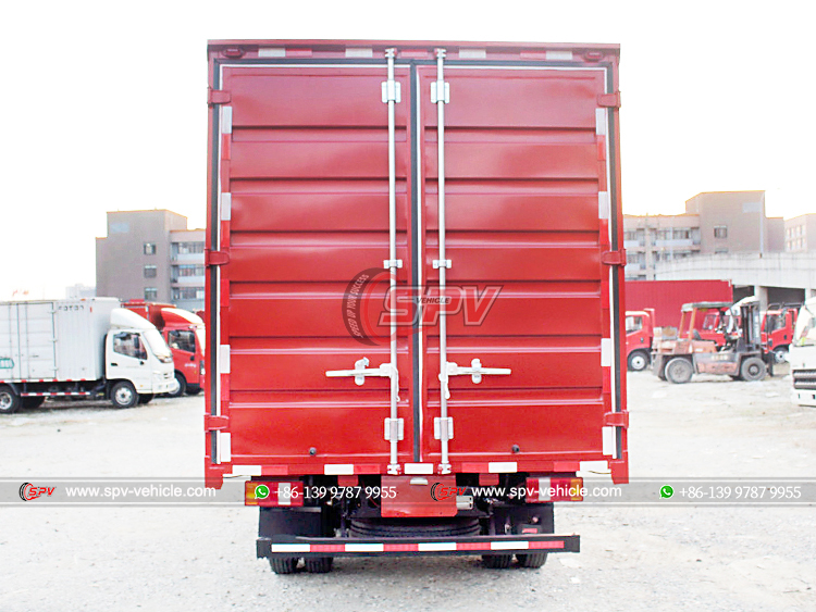 Howo Light-duty Box Truck  - Rear