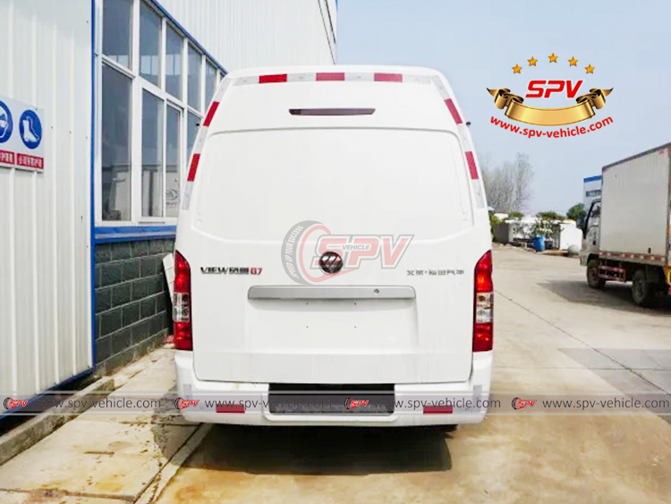 Foton Mini Reefer Vans - Rear