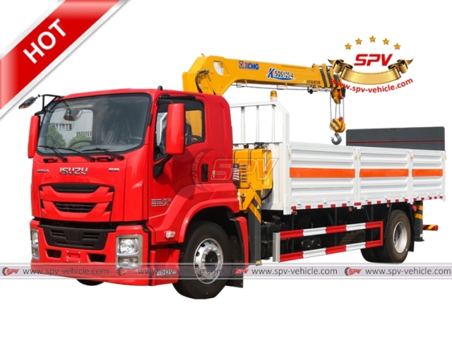 ISUZU 5 Ton Telescopic Boom Truck-mounted Crane