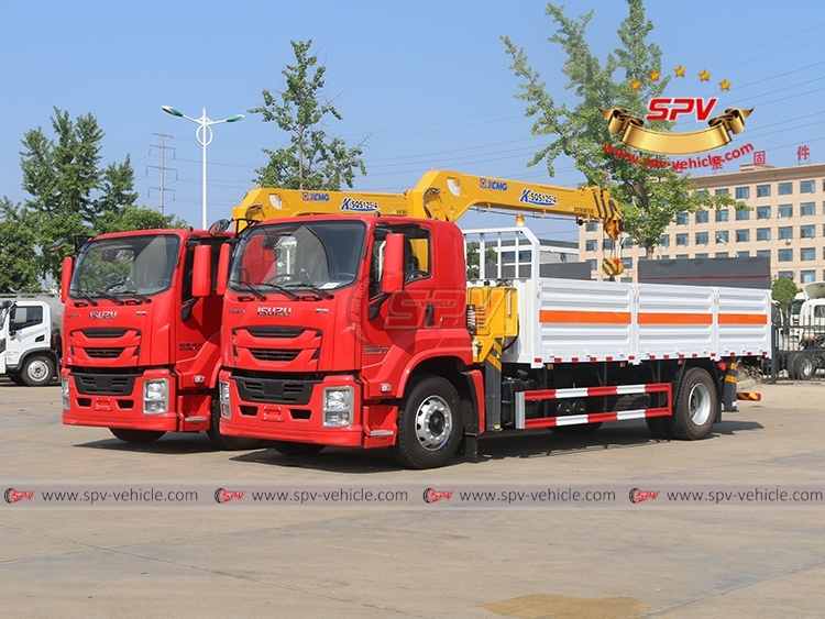 ISUZU 5 Ton Telescopic Boom Truck-mounted Crane