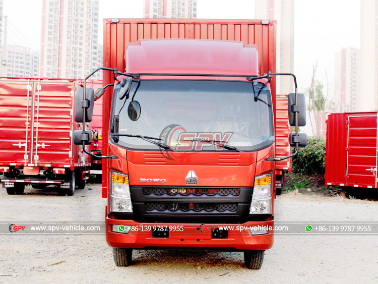 HOWO 1.5 Ton Logistics Van Truck