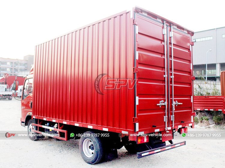 HOWO 1.5 Ton Logistics Van Truck
