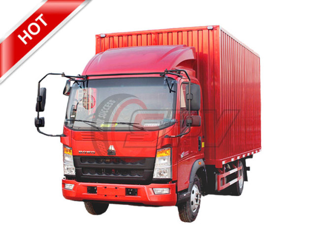 HOWO 1.5 Ton Logistics Van Truck