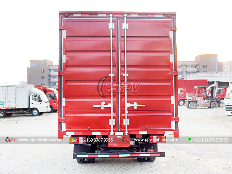 HOWO 1.5 Ton Logistics Van Truck