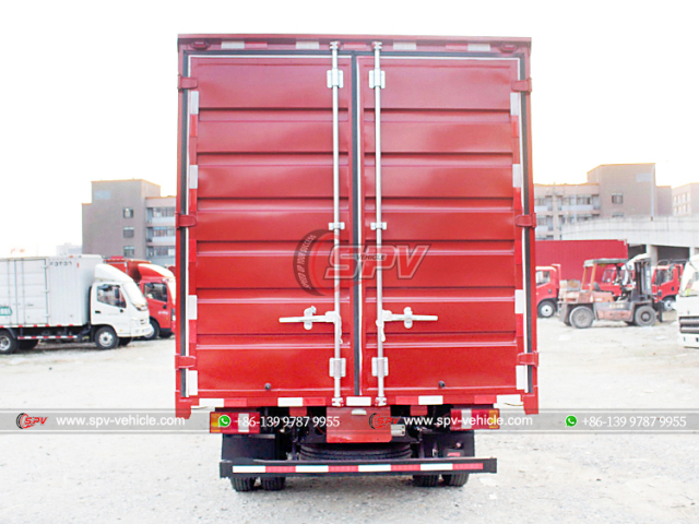 HOWO 1.5 Ton Logistics Van Truck