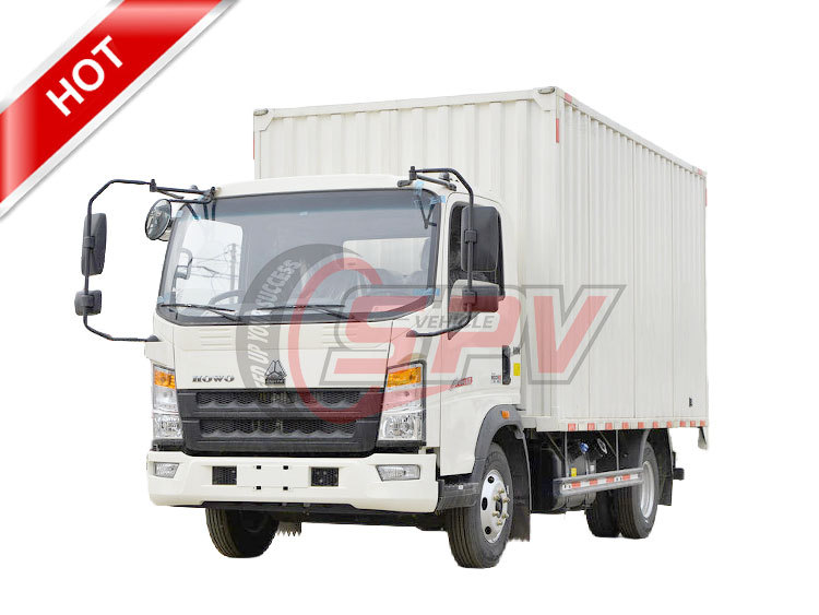 HOWO 2 Ton Goods Tranfer Van Truck