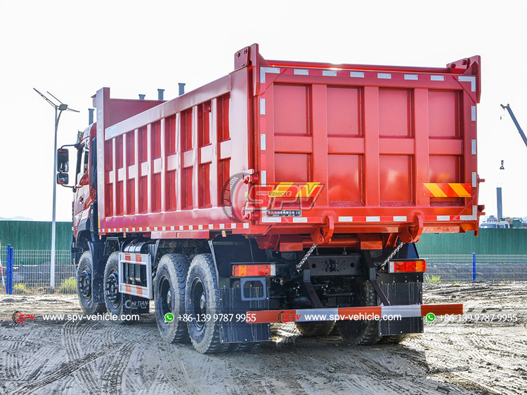 DONGFENG 8x4 Hydraulic Tipper Truck - Rear Left
