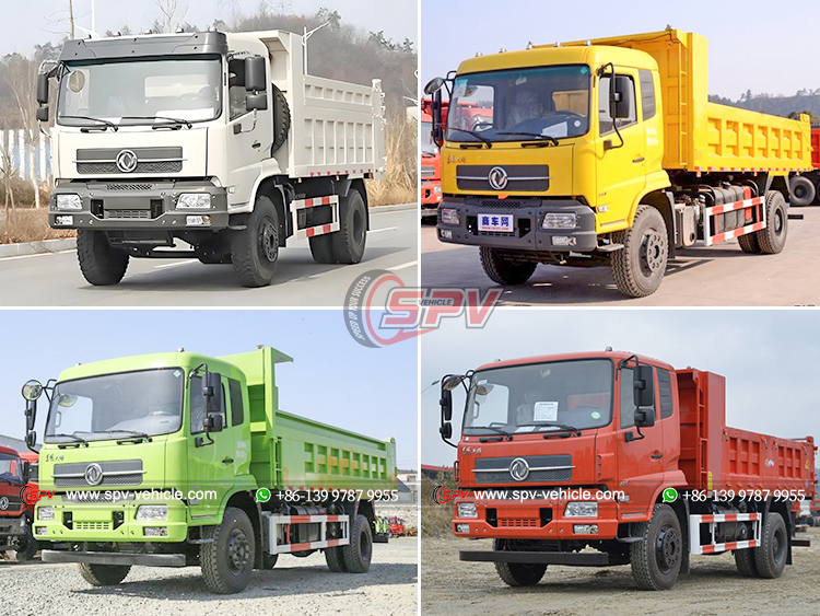 More Different Choice of DONGFENG Tiping Truck