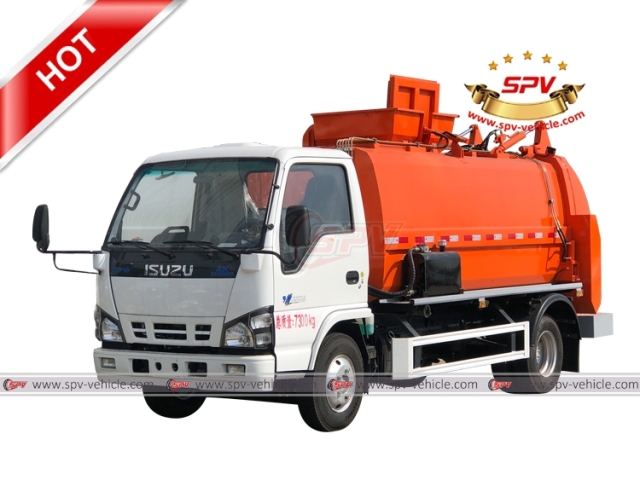 ISUZU 5 CBM Kitchen Waste Removal Truck