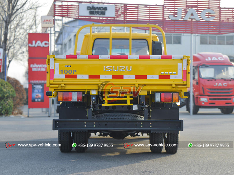 ISUZU ELF Commercial Cargo Truck - Rear