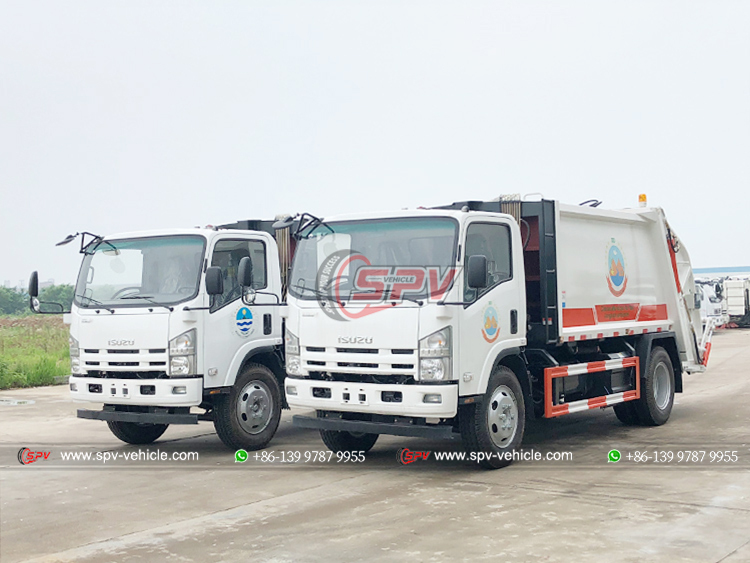 ISUZU 8 CBM Junk Compactor Truck