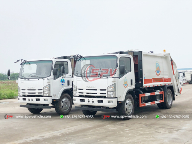 ISUZU 8 CBM Junk Compactor Truck
