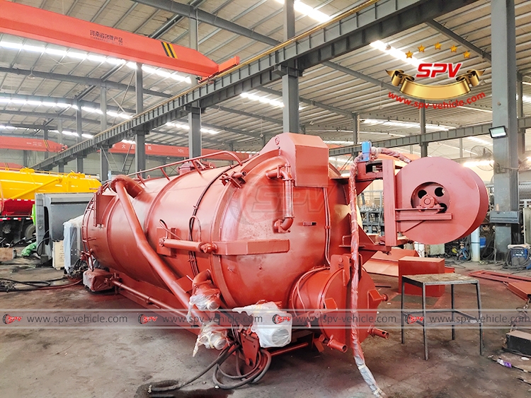 13,500 Litres Sewer Jetting Tank SKD