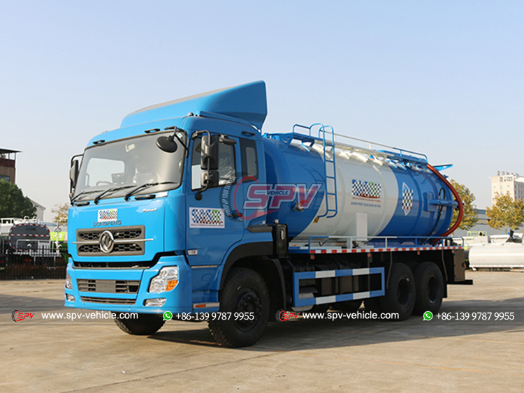 16,000L Combined Sewage Jetting Truck to Mozambique in 2023