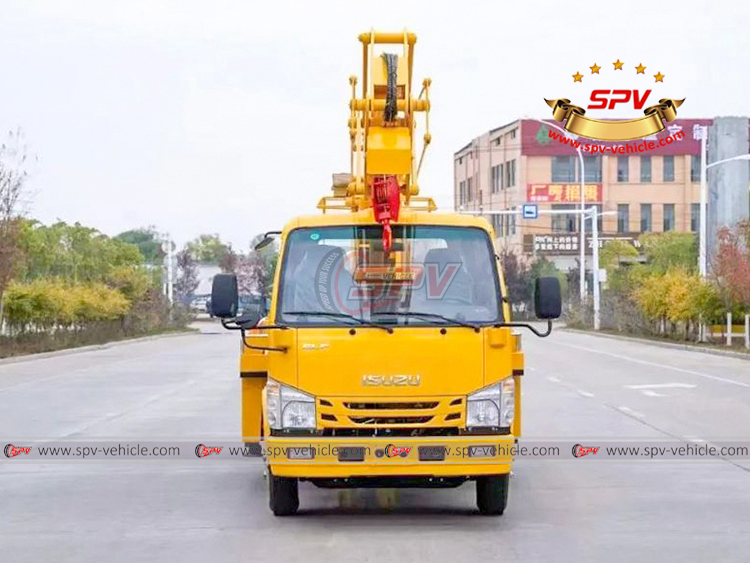 ISUZU 100P Sky Platform Truck - Front