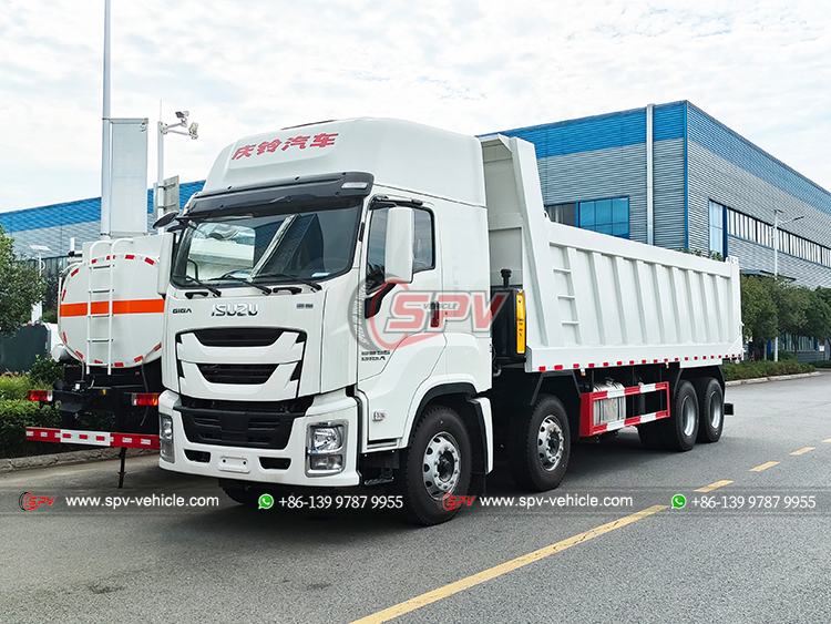 ISUZU 12 Wheeler Tipper Truck - Front Left