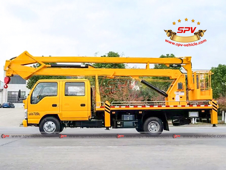 ISUZU Knuckle Boom Aerial Working Truck - Left