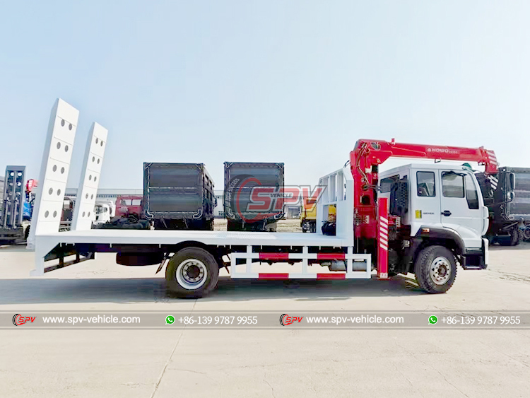 SINOTRUK 6 Wheels Road Recovey Crane Truck - Right
