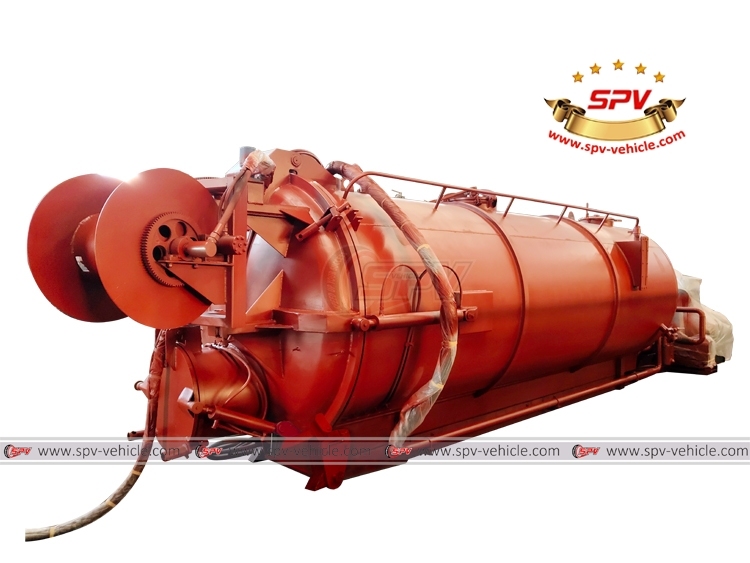 SPV 13500 Liters Vaccum Tank Body SKD