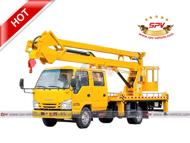 ISUZU 18M Knuckle Boom Aerial Truck