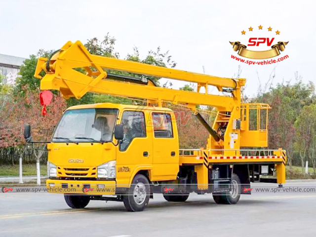 ISUZU 18M Knuckle Boom Aerial Truck