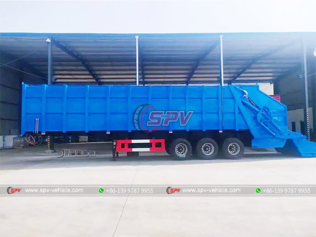 SPV 24 CBM Organic Waste Compactor Trailer