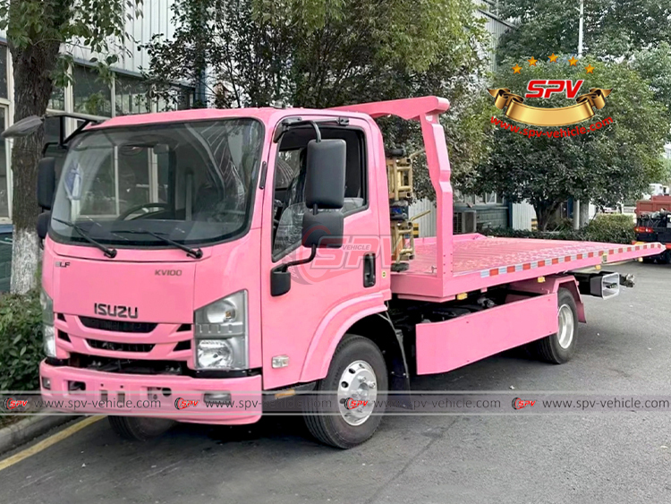 ISUZU 3 Ton Flatbed Towing Truck