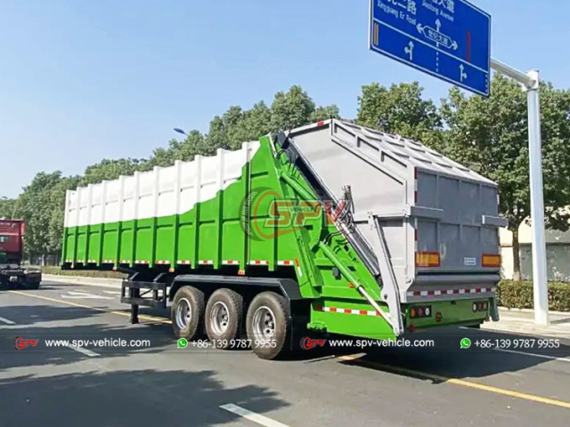 SPV 24 CBM Garbage Compactor Semi-trailer