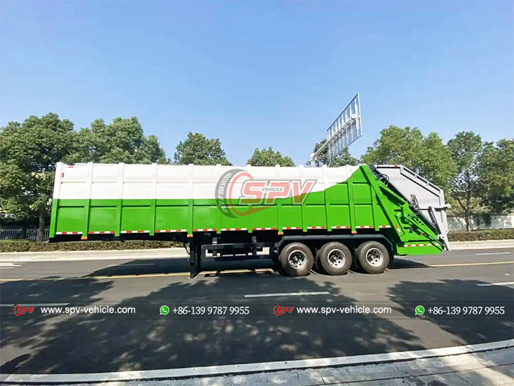 SPV 24 CBM Garbage Compactor Semi-trailer