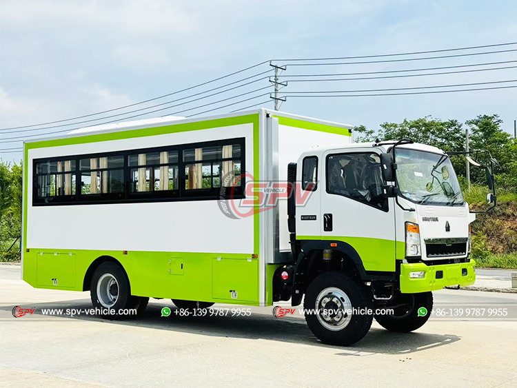 HOWO 4x2 Mini passenger bus