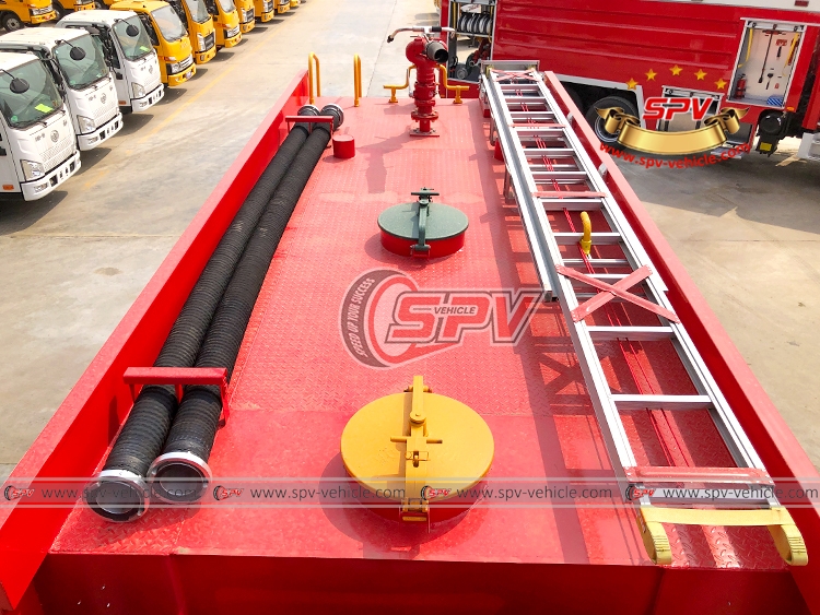 FOTON 6,000L Fire Extinguisher Truck - Top