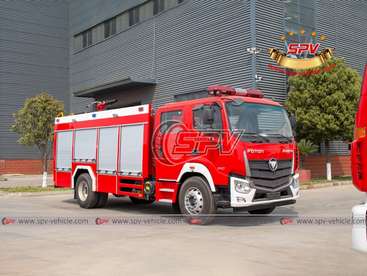 FOTON 6 CBM Fire Emergency Truck - Front Right