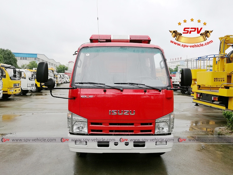 ISUZU 5 Seats Fire Emergency Vehicle - Front