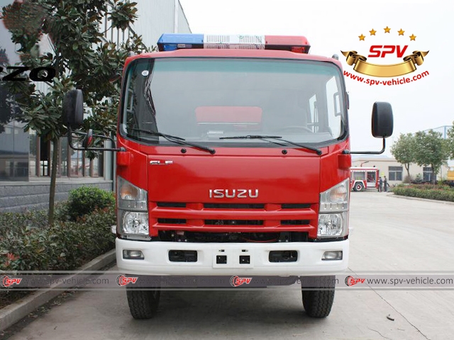 ISUZU 700P Fire Control Vehicle - Front