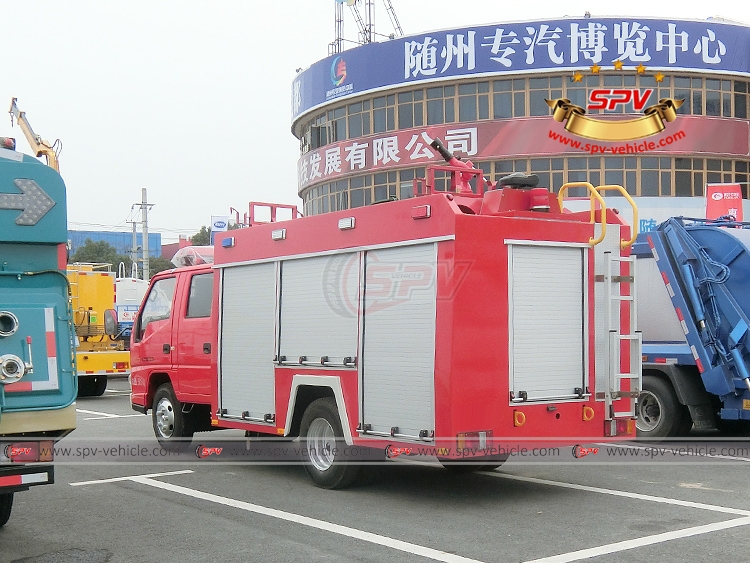 JMC 2,500 Litres Fire Rescue Truck - Rear Left