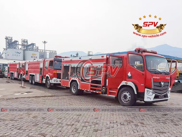 FOTON 6 CBM Fire Engine Truck