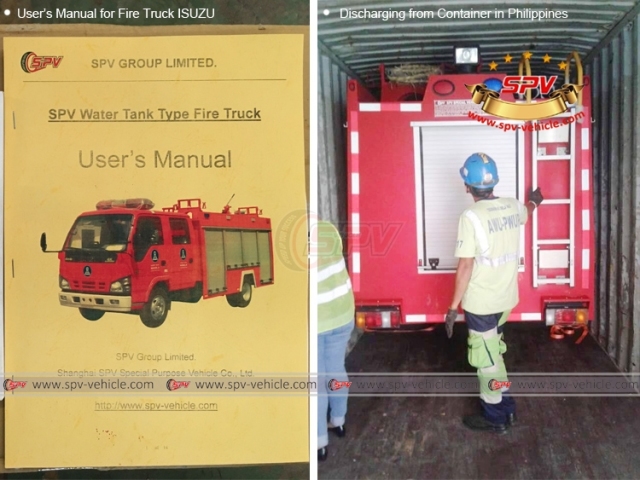 ISUZU 2,500 Liters Water Fire Truck