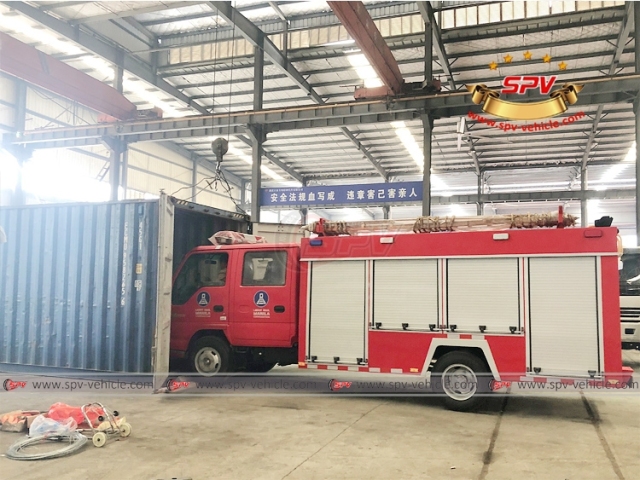 ISUZU 2,500 Liters Water Fire Truck