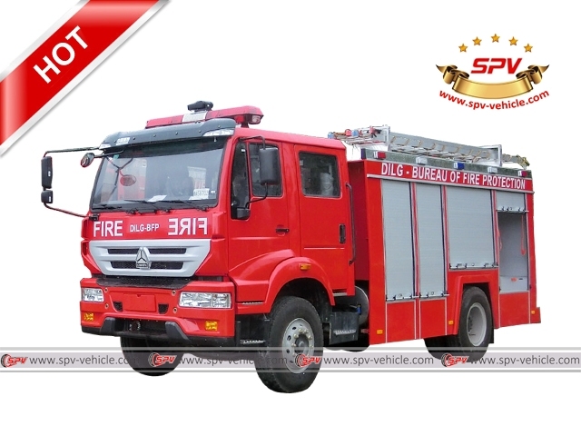 SINOTRUK 7,000L Fire Apparatus