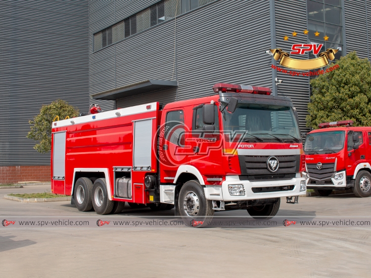 FOTON 12,000 Litres Dry Powder Truck - Front Right