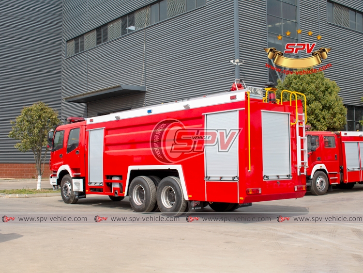 FOTON 12,000 Litres Foam Fire Response Truck  - Rear Left