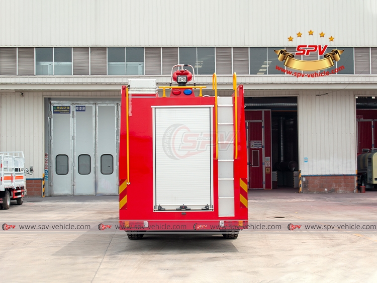 Sinotruk 12,000 Litres Off-road Fire Emergency Vehicle - Rear